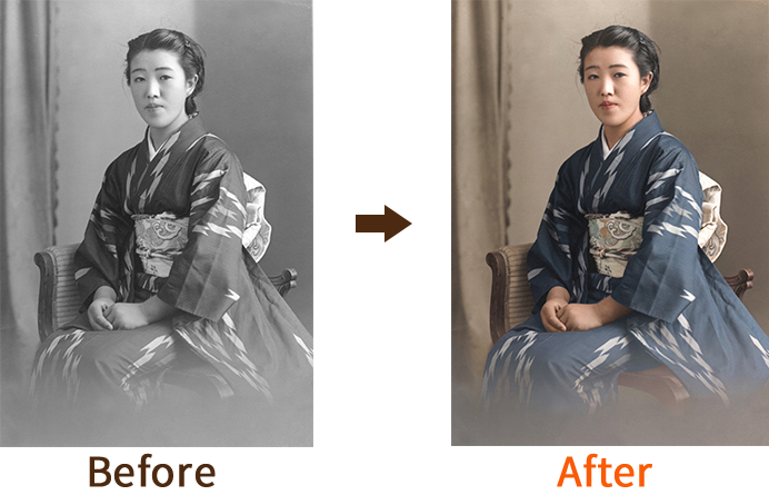 古い写真がよみがえる